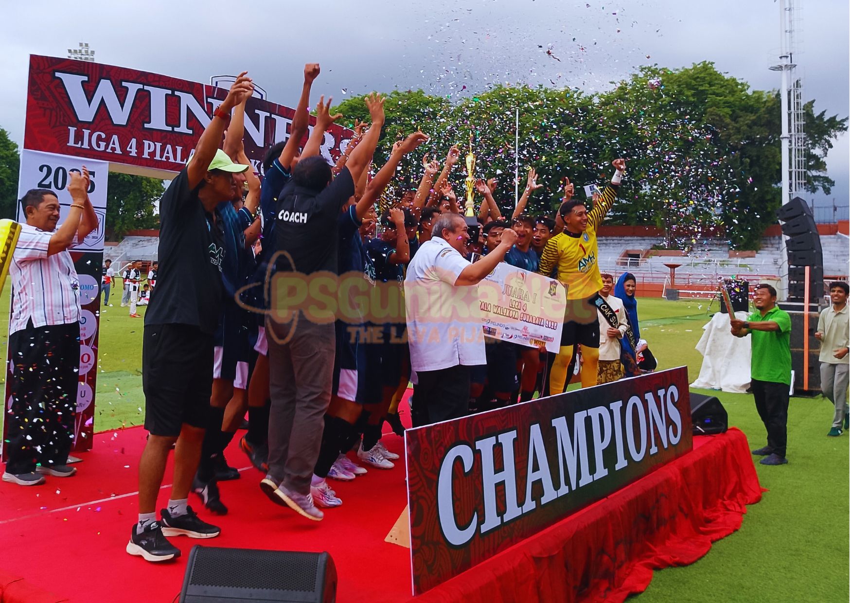 Liga 4 Surabaya 2025 Tuntas, Putra Mars Juara!